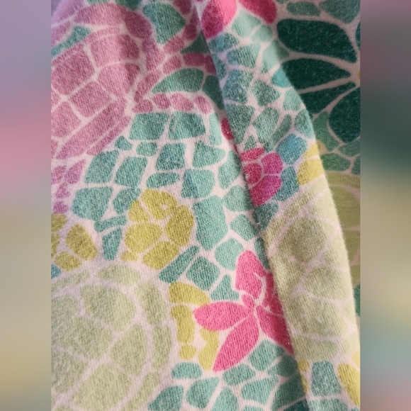 Vintage Lilly Pulitzer Floral Turtle Girls Pants 6x - Picture 4 of 5
